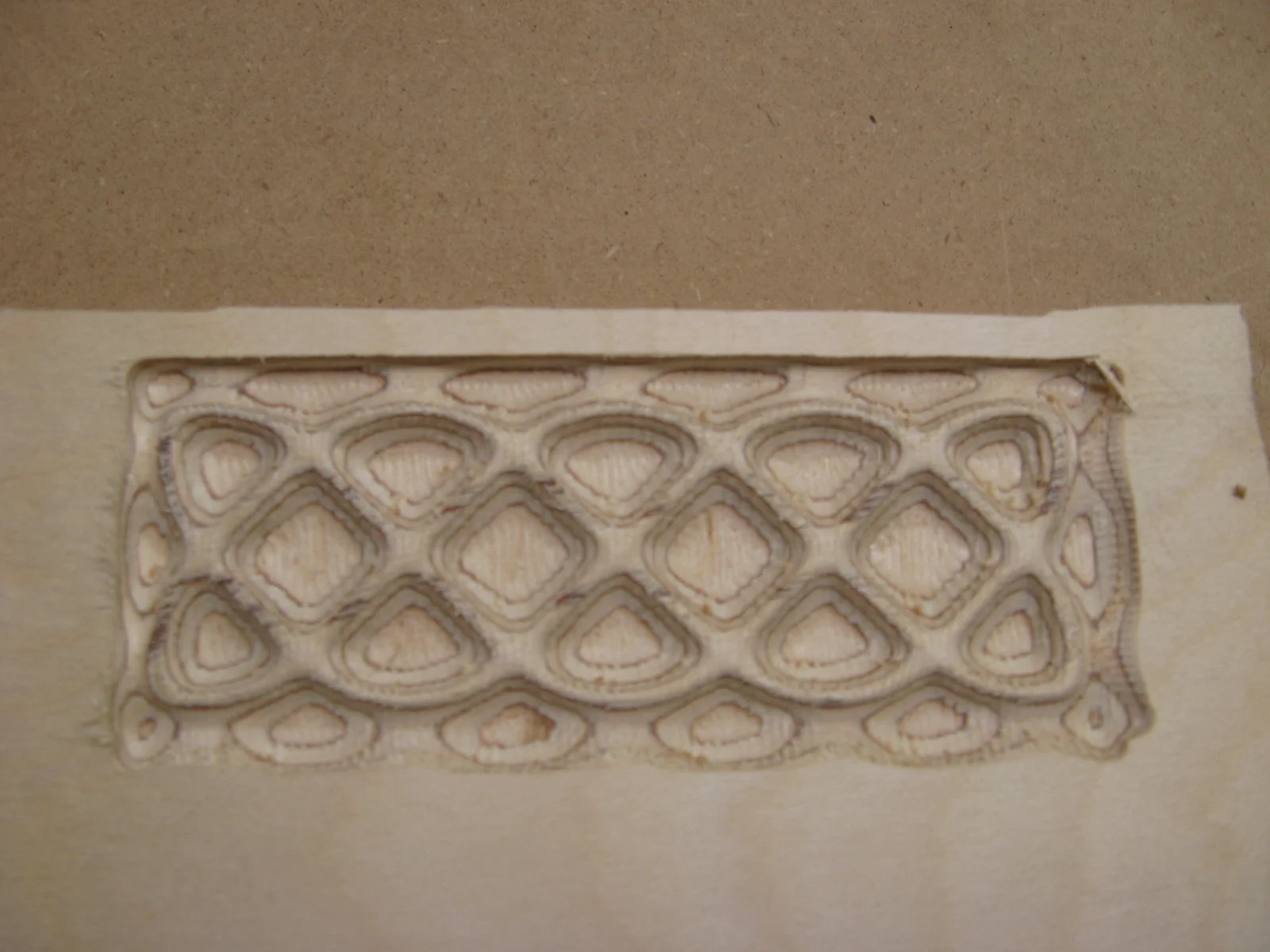 knotwork in 13-ply plywood.