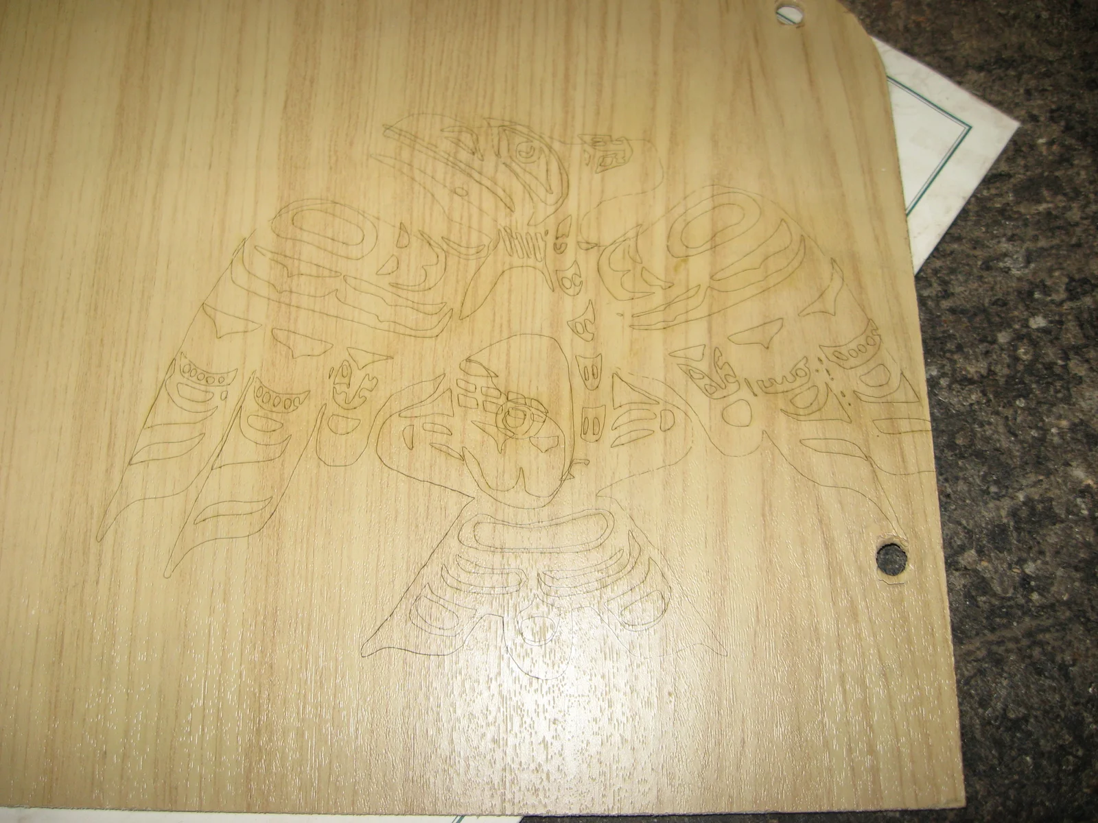 DVD laser engraving