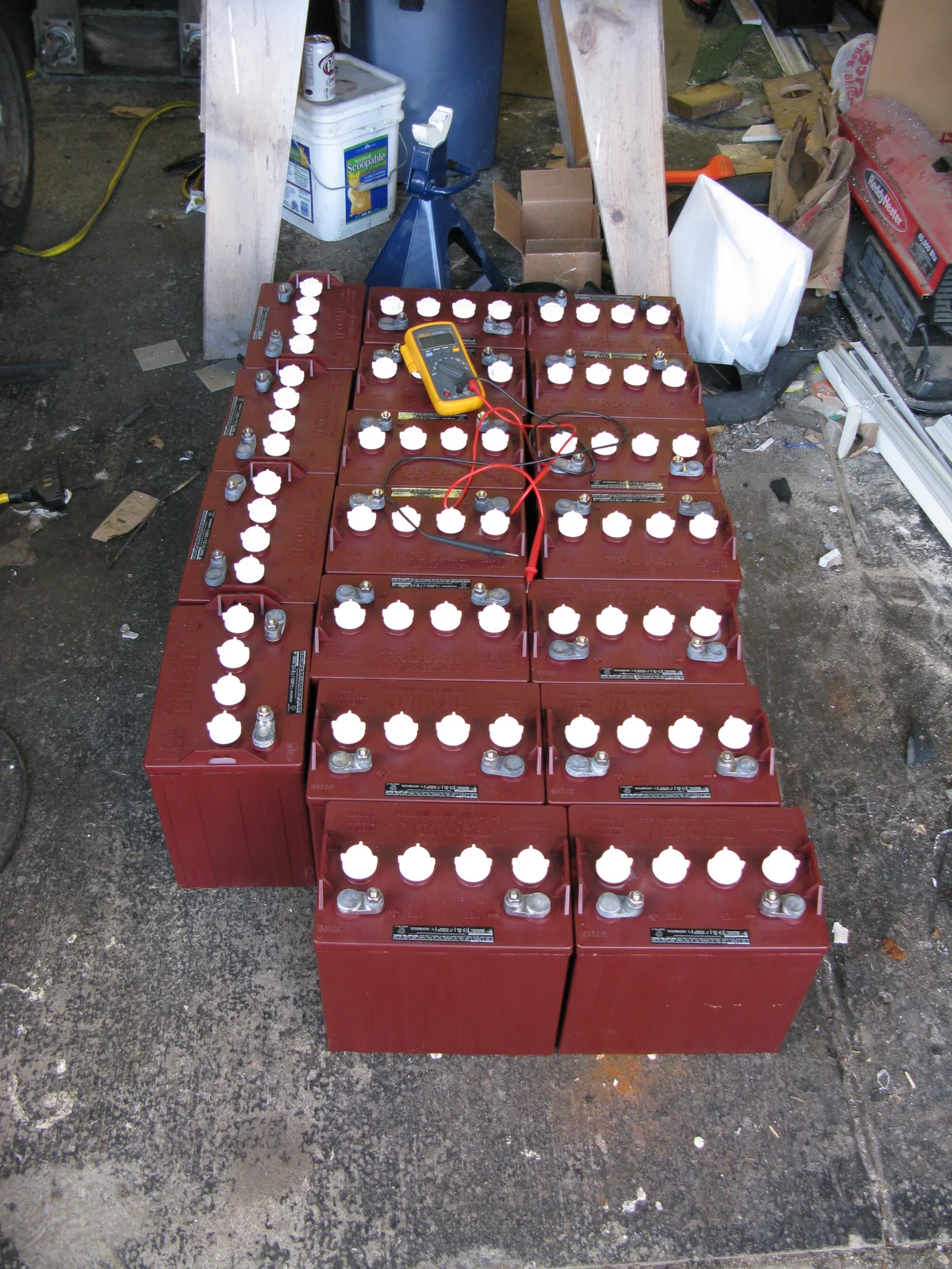 1/2  ton of lead.