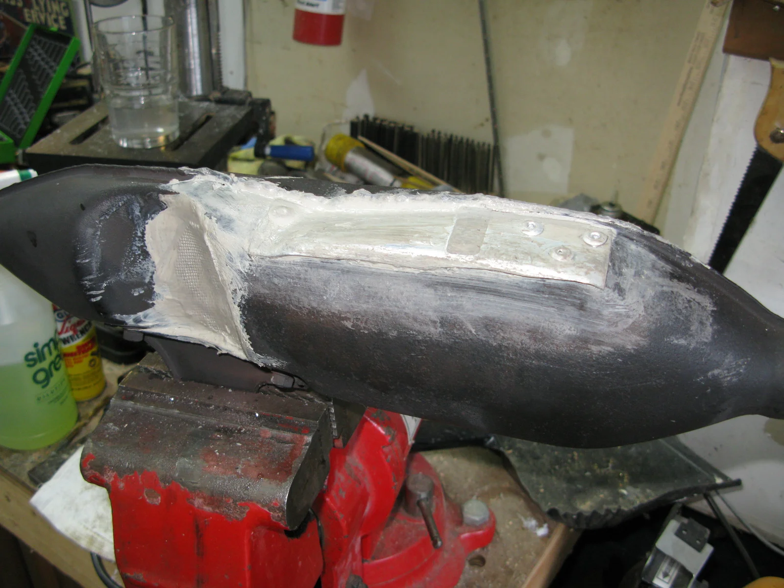 Muffler mended?