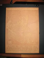 egyptian engraving on mdf