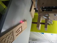 CNC engraving with a DVD burner laser