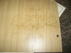 DVD laser engraving