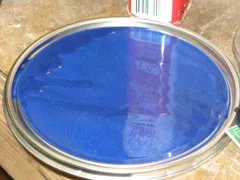 Metallic blue