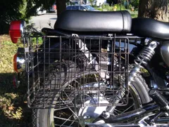 Grocery basket mount detail